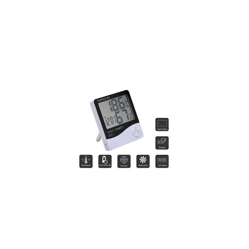 Image of Thermocare Time Digital Room Thermometer with Humidity