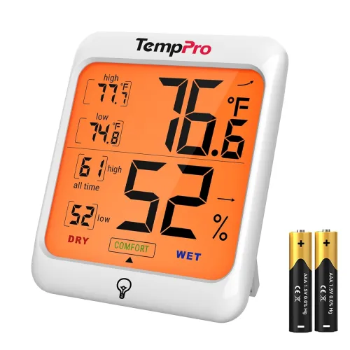 Image of ThermoPro TP53 Hygrometer Humidity Gauge Indicator Digital Indoor Thermometer Room Temperature