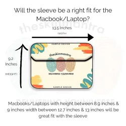 Theskinmantra 13-13.3 inch RastaPride Laptop Sleeve Case Bag for Apple