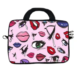 Theskinmantra Eyes and Lips Messenger Bag for 15.6 inch Laptop