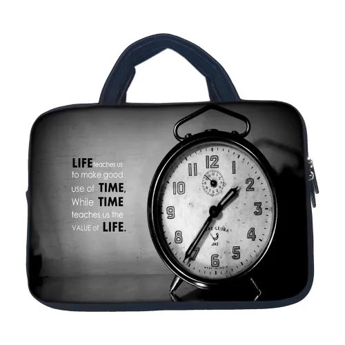Image of Theskinmantra Life Teaches Us Sleeve for 14 inch laptops