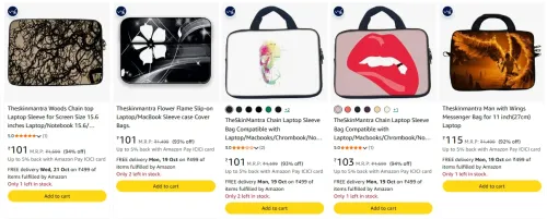 Image of Theskinmantra Messenger Bag at minimum 91% Discount