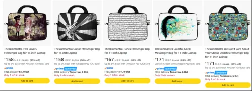 Image of Theskinmantra Messenger Bag upto 90% Discount