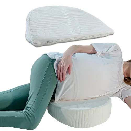 Image of The White Willow Memory Foam Pregnancy Pillow