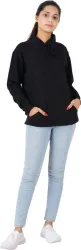 Thirteen Eleven  Women Full Sleeve Solid Sweatshirt