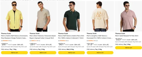 Image of Thomas Men's Fashion upto 70% discount 