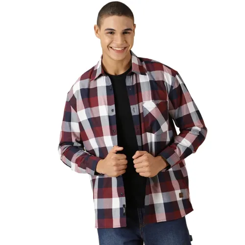 Image of Thomas Scott Men's Classic Tartan Checkered Shacket