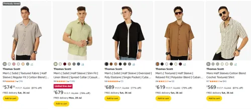 Image of Thomas Scott Men's Clothing Upto 81% Discount