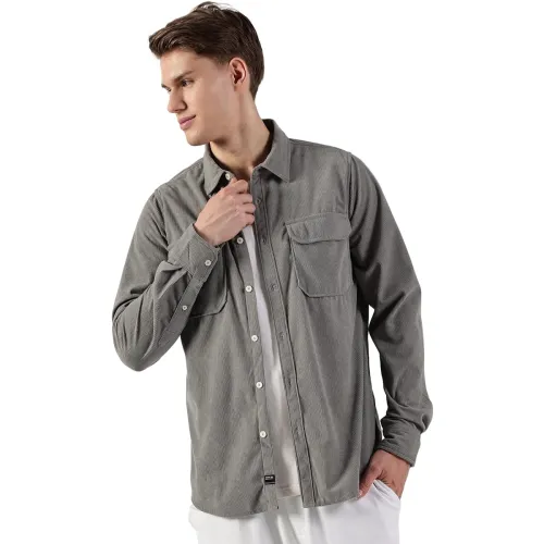 Image of Thomas Scott Men’s Premium Slim Fit Corduroy Shacket