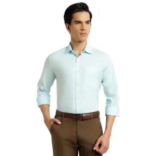 Image of Thomas Scott Men's Regular Fit Formal Shirt | 100% Cotton Long Sleeve