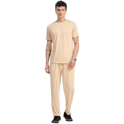 Thomas Scott Mens | Relaxed Fit | Solid | 100% Polyester | Co-Ord Set With Short Sleeve T-Shirt & Trouser