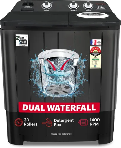 Image of Thomson 7.5 kg 5 Star (TSA7500SP) Washing Machine Black  