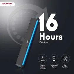 Thomson AlphaBeat25 | 2000 mAh Battery Bluetooth Soundbar