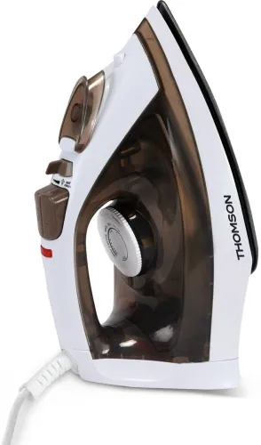 Image of Thomson Deluxe Plus 1600 W Steam Iron  (Brown and White)