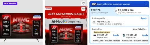 Image of Thomson NeoX 139 cm (55 inch) QLED Ultra HD (4K) Smart Google TV