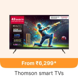 Thomson Smart TV starting at ₹6299 on Flipkart GOAT Sale