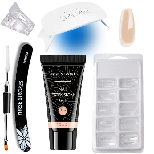 Image of THR3E STROKES Poly Nail Gel Extension Kit 