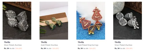 Image of Thrillz Earrings starting at ₹94