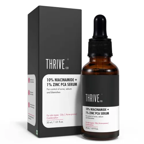 Image of Thriveco 10% Niacinamide Face Serum + 1% Zinc Pca for Clear Glowing Skin 