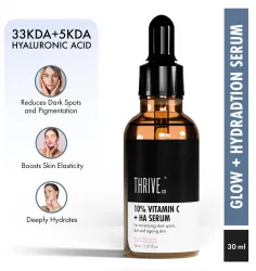 ThriveCo 10% Vitamin C Serum with Hyaluronic Acid  (30 ml)