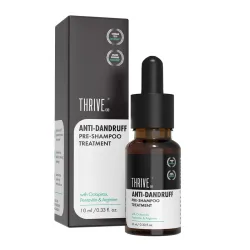 ThriveCo Anti Dandruff Hair Serum Pre-Shampoo Dandruff Treatment for Itchy, Dry & Flaky Scalp | 