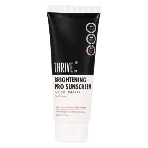 Image of ThriveCo Brightening Pro Sunscreen for Women | SPF 50+ Pa++++ |