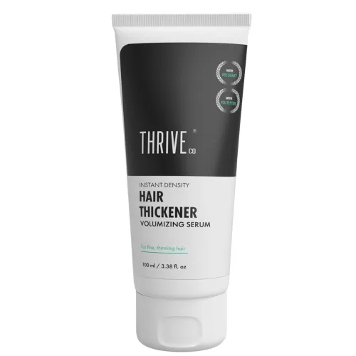 Image of ThriveCo Hair Thickener Volumizing Serum | For Fine, Thinning Hair | Gives Instant Hair Volume & Density | With Pea Pept