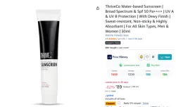 ThriveCo Water-based Sunscreen