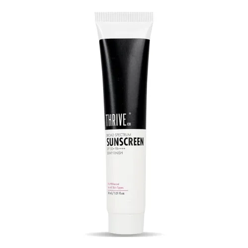 Image of ThriveCo Water-Based Sunscreen SPF 50 PA++++ Broad Spectrum UV Protection 30ml