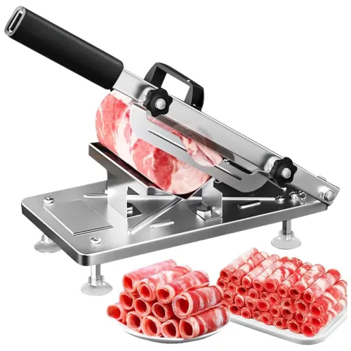 Image of THW Manual Frozen Meat Slicer