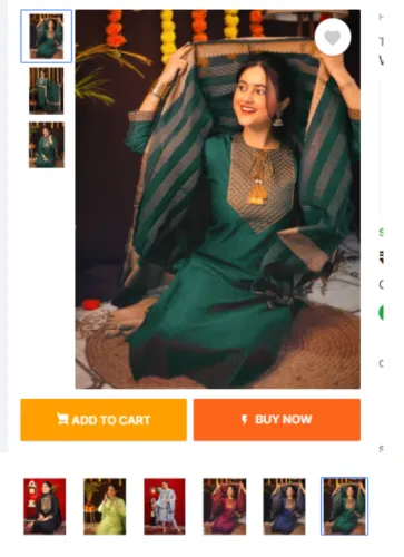 Image of Tibra Attire Women Kurti Pant Dupatta Set