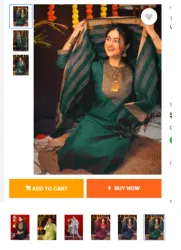 Tibra Attire Women Kurti Pant Dupatta Set