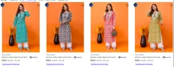 Tibra Attire Womens Ethnic Sets at minimum 74% Discount