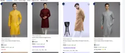 Tibra Collection Mens Kurtas at minimum 84% Discount