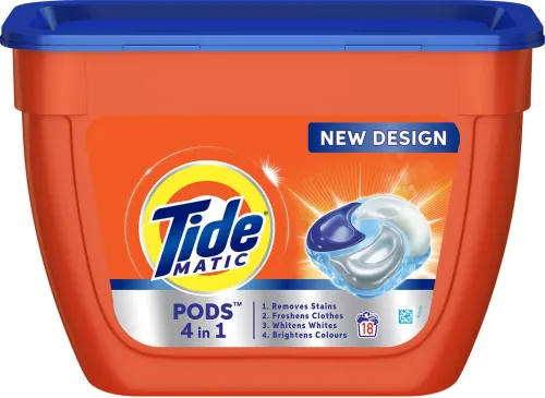 Image of Tide Matic 4in1 Regular Detergent Pod (18 Pods)