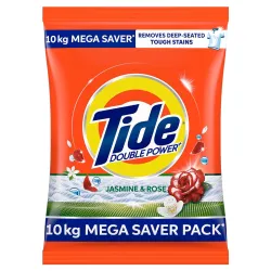Tide Plus Detergent Washing Powder, 10kg Mega Saver Pack