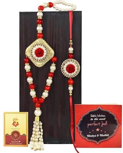 Image of TIED RIBBONS Bhaiya Bhabhi TR-RB24-BBRakhi-S005 Assorted Rakhi,