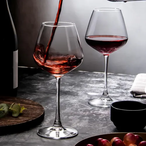 Image of TIENER 600 ML Large Red & White Wine Glas Po1
