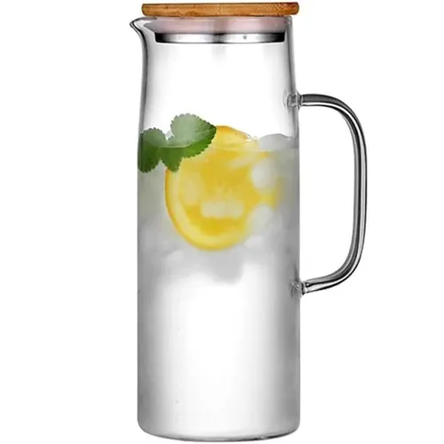 Image of TIENER Borosilicate Glass 1 LTR Water Jug