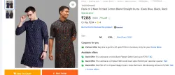 TIGERSNAKE Pack of 2 Kurta  