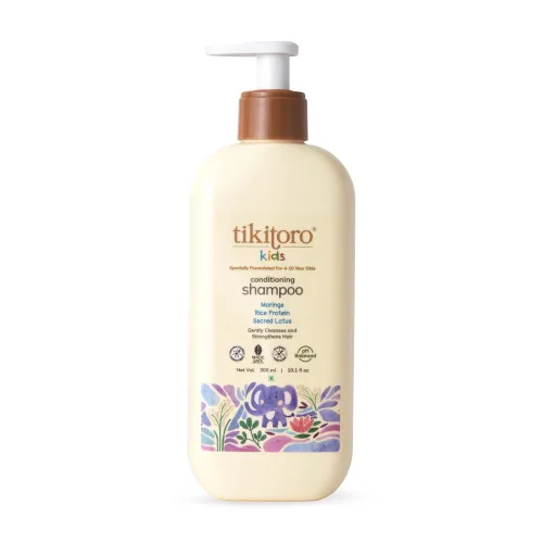 Image of Tikitoro Kids Conditioning Shampoo for 4-10 years | pH 5.5 & Allergen-Free
