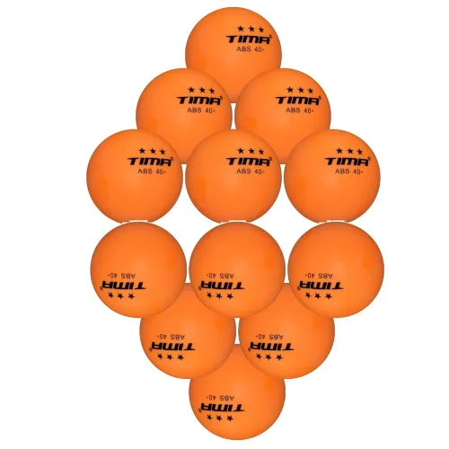 Image of TIMA Training 3 Star Table Tennis Balls - 40+mm Regulation Bulk Ping Pong Balls for Competition and Recreational Play In