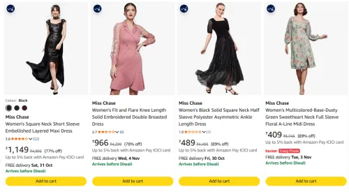 Image of Timeless Tops & Dresses at minimum 77% Discount