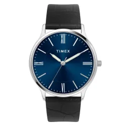 TIMEX 3 Hands Men Analog Blue Dial Coloured Quartz Watch