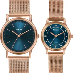 TIMEX 39mm Teal Dial Analog Watch for Men & Women