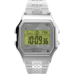 TIMEX 80 Grey Tonneau Dial Digital Unisexs Watch