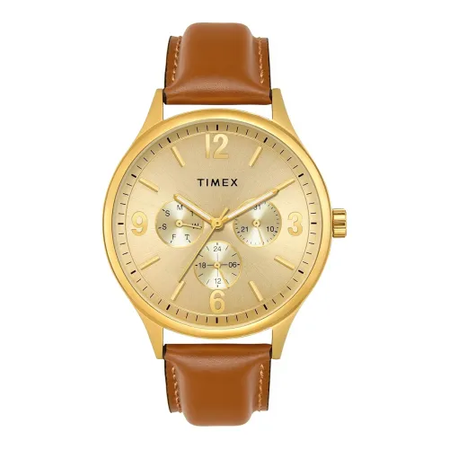 Image of TIMEX Analog Round Dial & Water Resistant Man's Wrist Watch