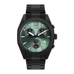 TIMEX Analog Watch for Men Dial & Gold Stainless Steel Bracelet Band - 