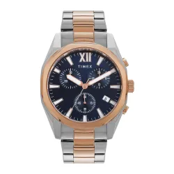 TIMEX Analog Watch for Men Dial & Gold Stainless Steel Bracelet Band