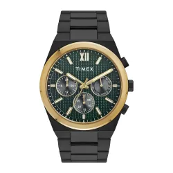 TIMEX Analog Watch for Men Multicolor Dial & Silver Stainless Steel Bracelet Band